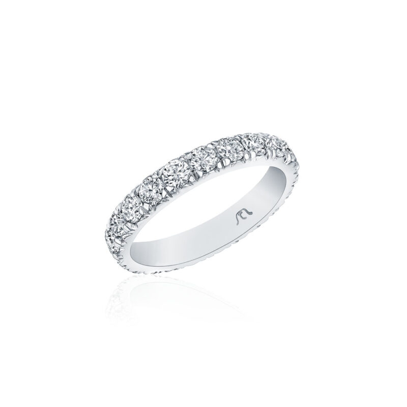 Round Diamond Eternity Band
