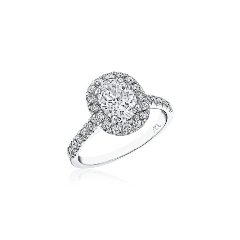 New York Dreams® Oval Diamond Halo Ring