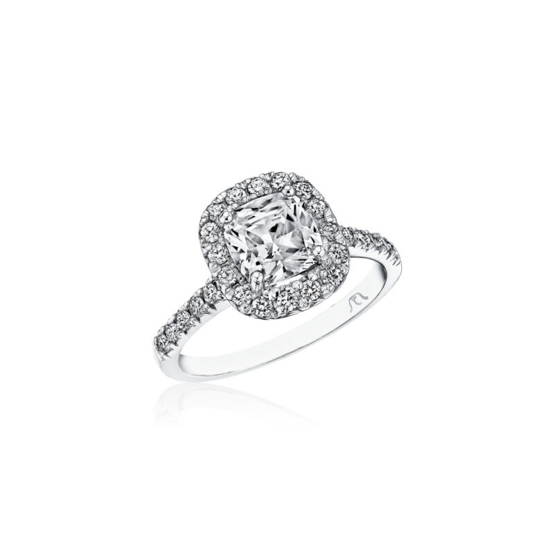 New York Dreams® Cushion Cut Diamond Halo Ring