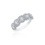 Round Diamond Band with Round Diamond Halo