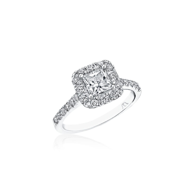 New York Dreams® Princess Cut Diamond Halo Ring