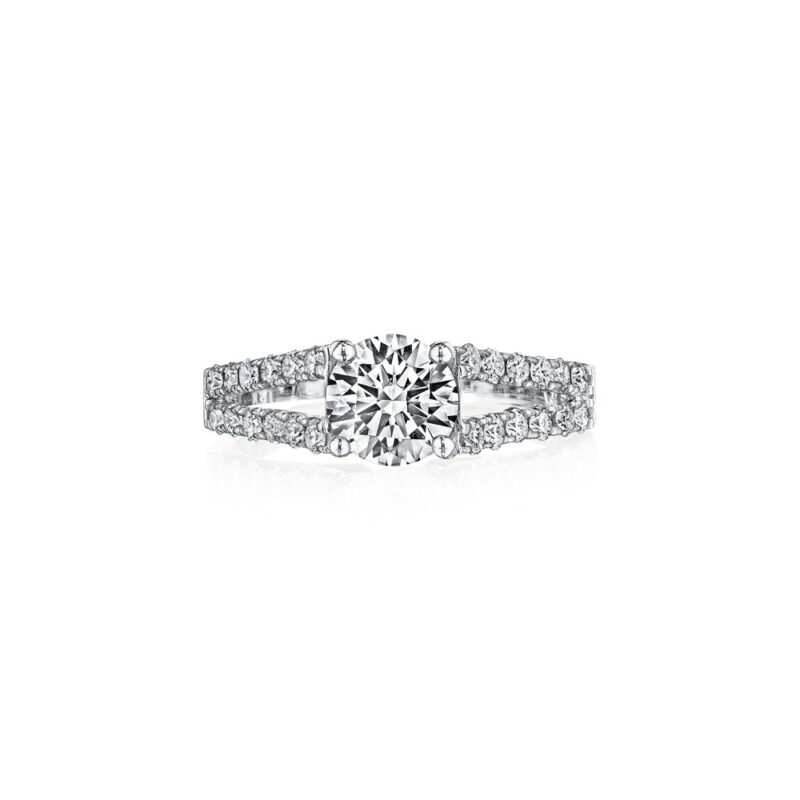 New York Dreams® Split Shank Diamond Engagement Ring