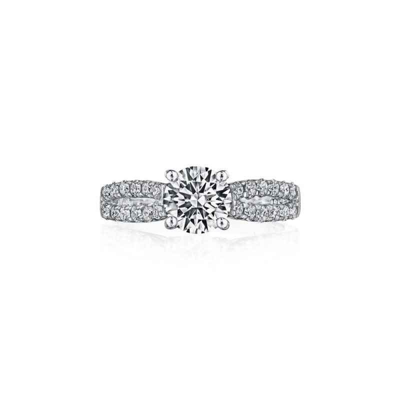 New York Dreams® Split Shank Diamond Engagement Ring