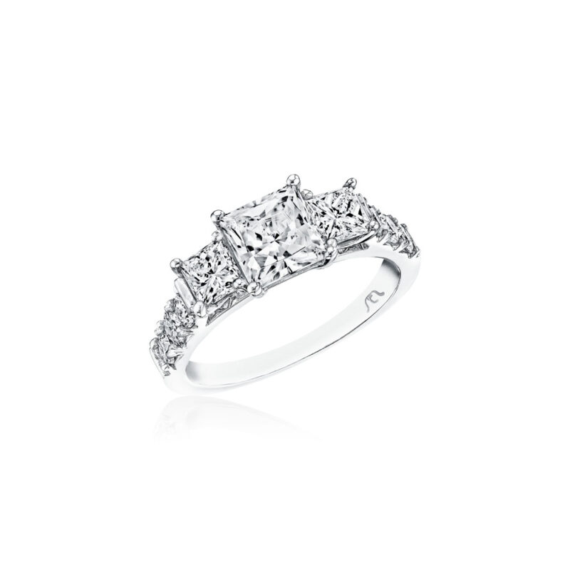 New York Dreams® 3 Stone Princess Cut Diamond Ring