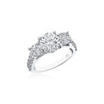 New York Dreams® 3 Stone Round Diamond Ring