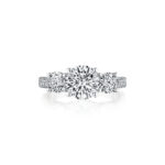 New York Dreams® 3 Stone Round Diamond Ring