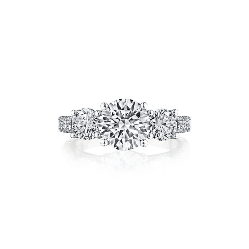 New York Dreams® 3 Stone Round Diamond Ring