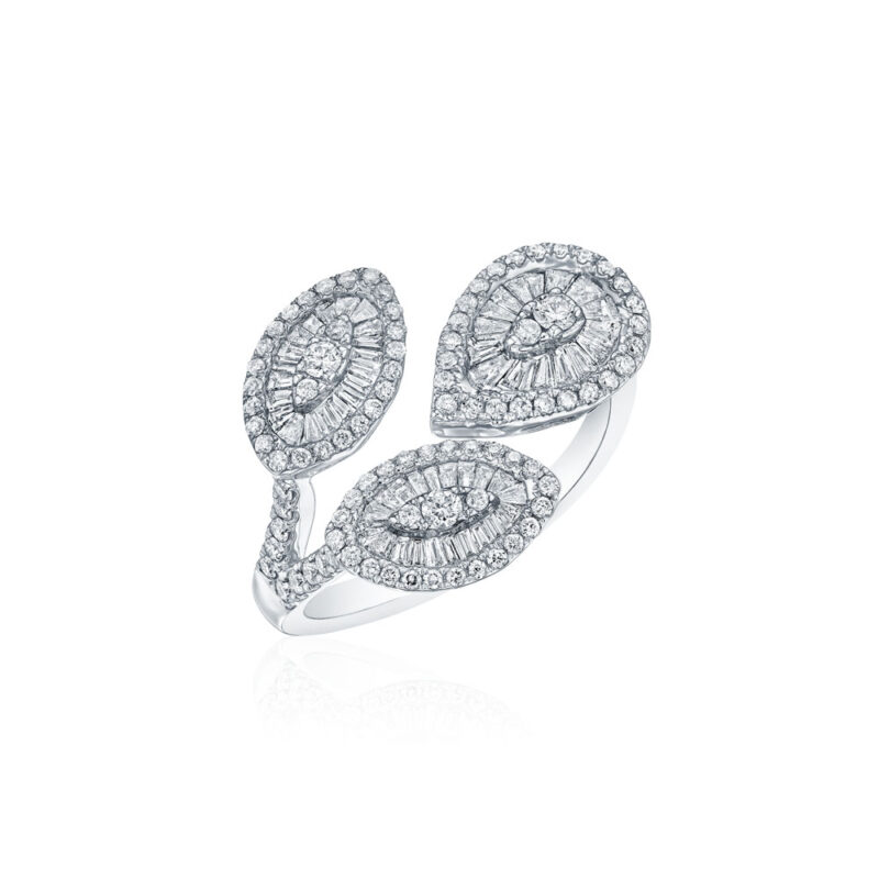 Pear Shape & Marquise Illusion Band