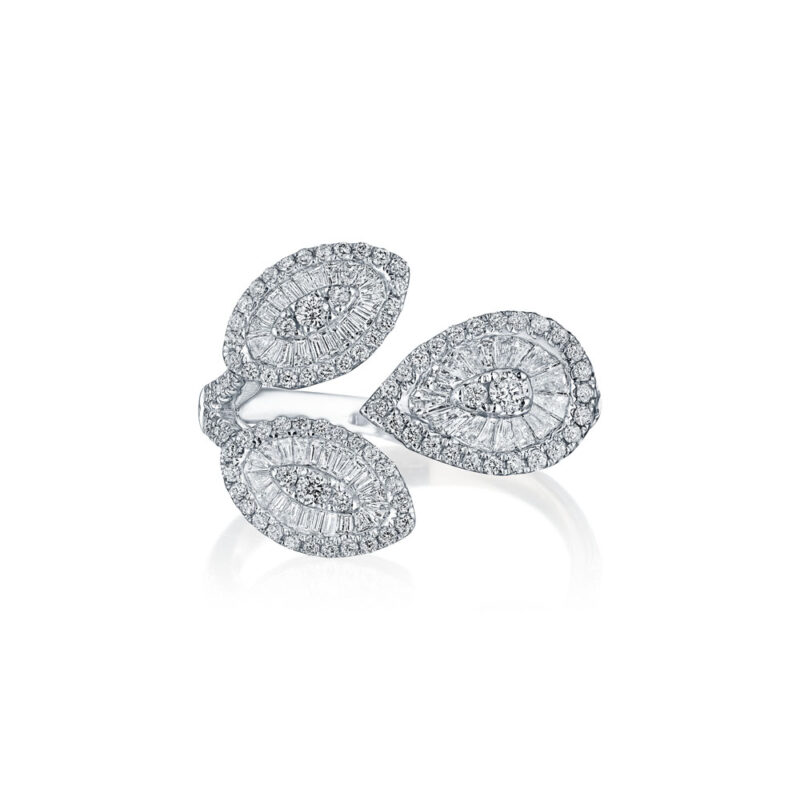 Pear Shape & Marquise Illusion Band