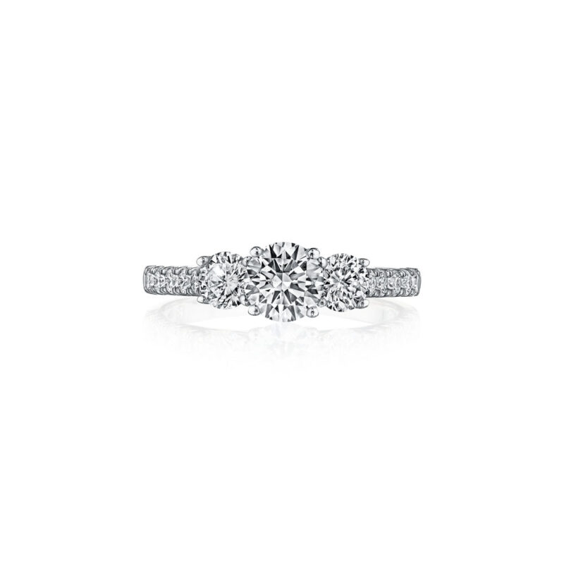 New York Dreams® 3 Stone Round Diamond Ring