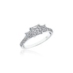 New York Dreams® 3 Stone Princess cut Diamond Ring