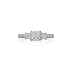 New York Dreams® 3 Stone Princess cut Diamond Ring