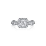New York Dreams® Princess Halo Ring with Infinity Shank