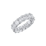 Emerald Cut Eternity Band