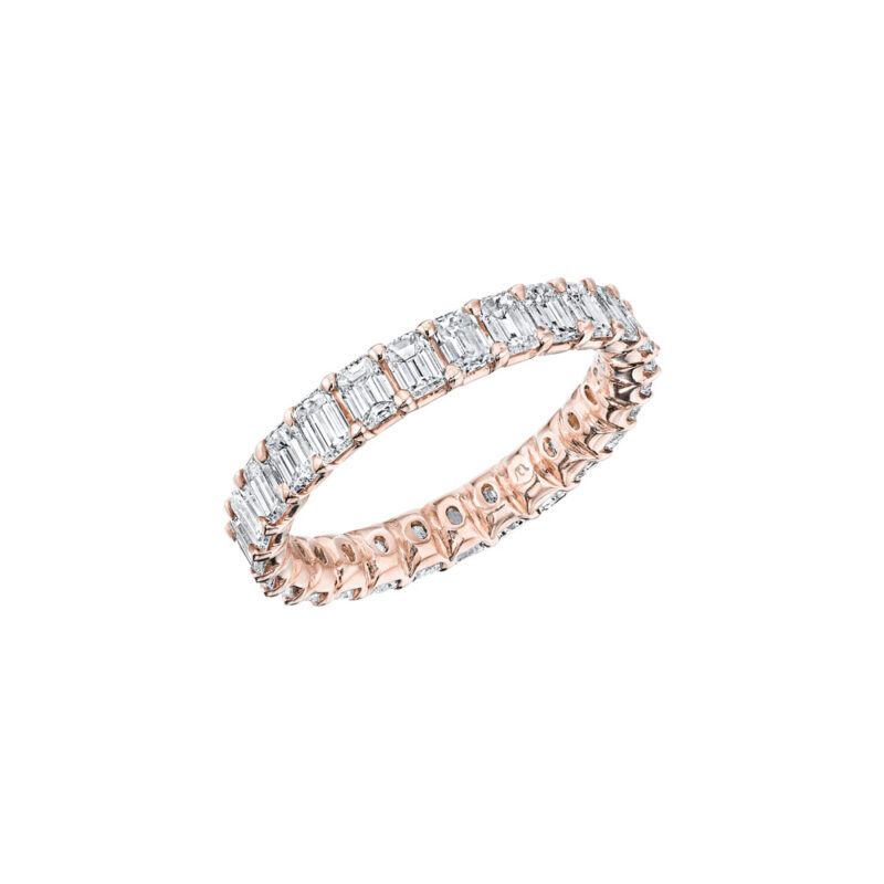Emerald Cut Eternity Band