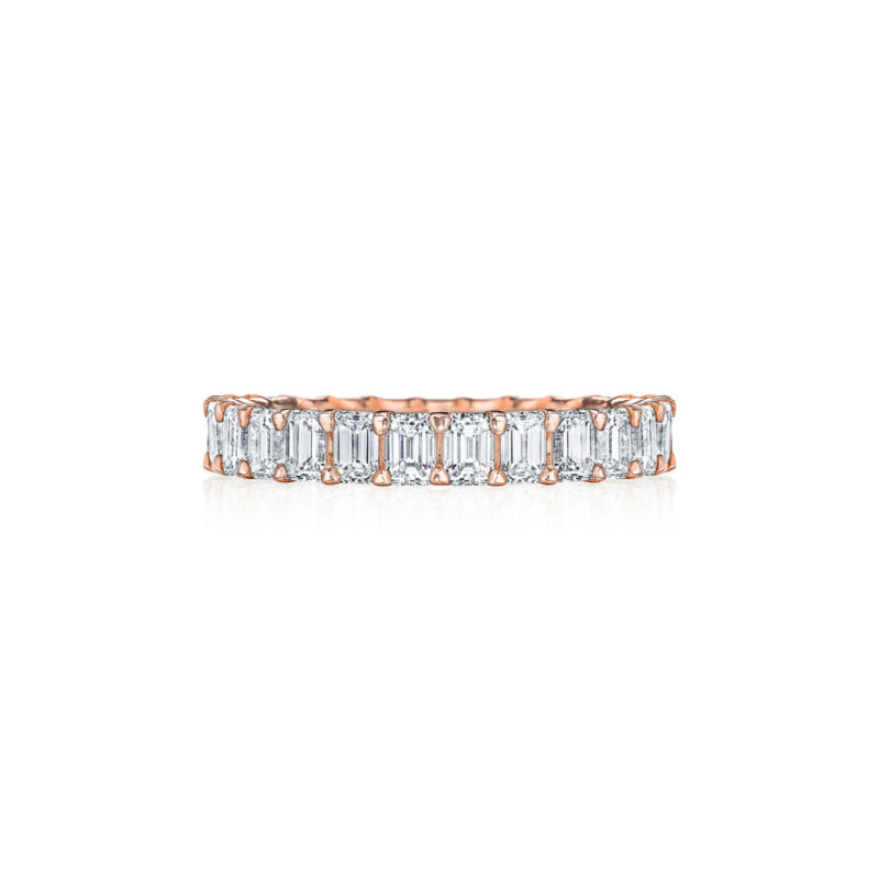 Emerald Cut Eternity Band