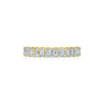 Emerald Cut Eternity Band