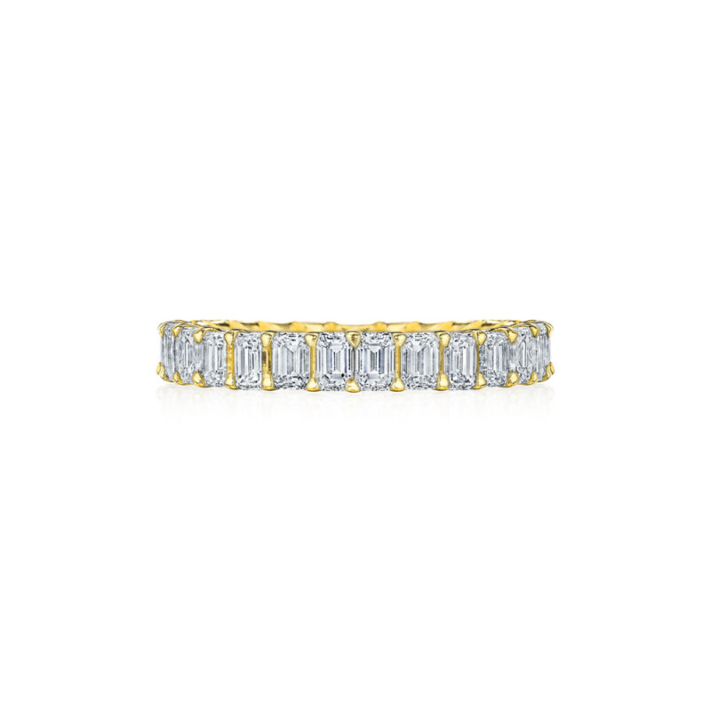 Emerald Cut Eternity Band