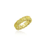 Fancy Yellow Diamond Oval Eternity Band