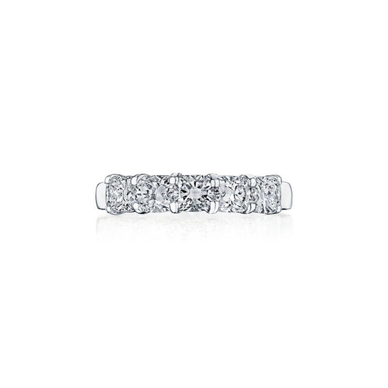 5 Stone Cushion Cut Diamond Band
