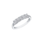 Radiant Cut Diamond Band