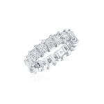 Radiant Cut Diamond Eternity band