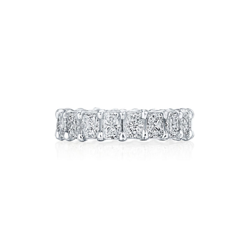 Radiant Cut Diamond Eternity band