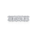 Radiant Cut Diamond Eternity band