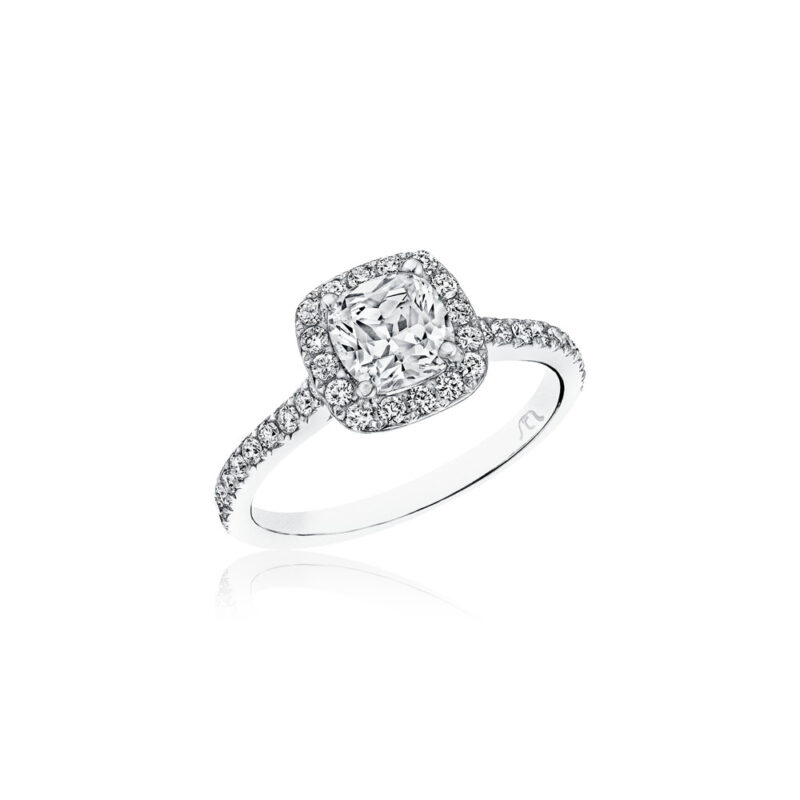 New York Dreams® Cushion Halo Diamond Ring