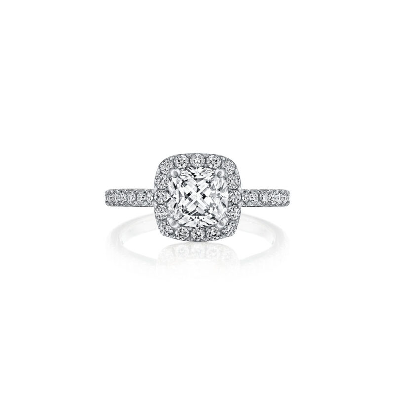 New York Dreams® Cushion Halo Diamond Ring