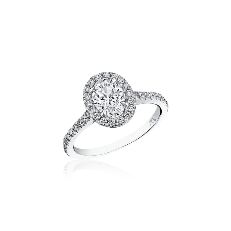 New York Dreams® Oval Halo Diamond Ring