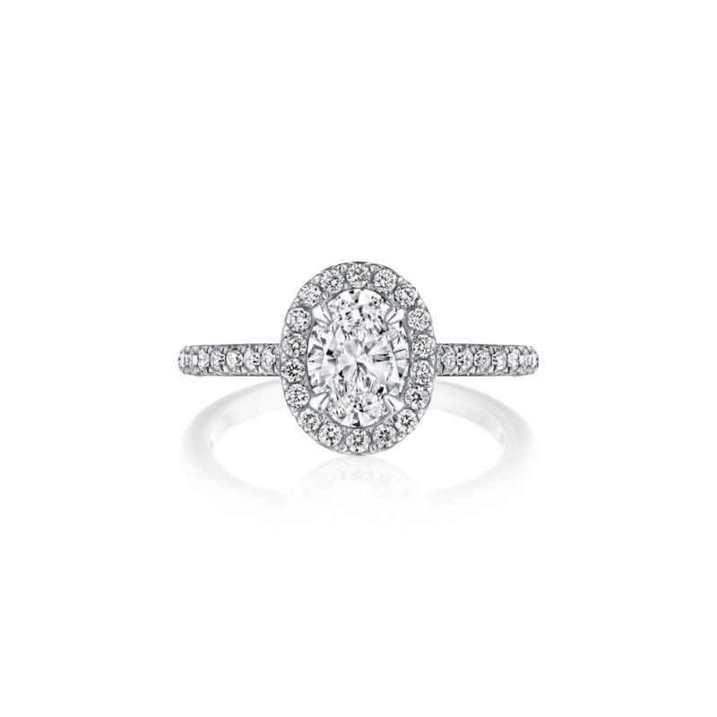 New York Dreams® Oval Halo Diamond Ring