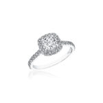 New York Dreams® Cushion Halo Diamond Ring