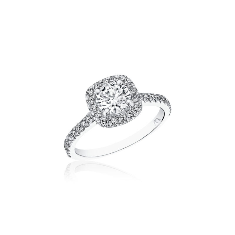 New York Dreams® Cushion Halo Diamond Ring