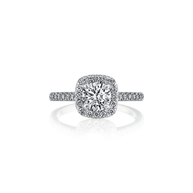 New York Dreams® Cushion Halo Diamond Ring