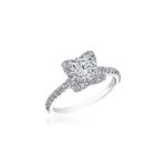 New York Dreams® Tulip Halo Diamond Ring