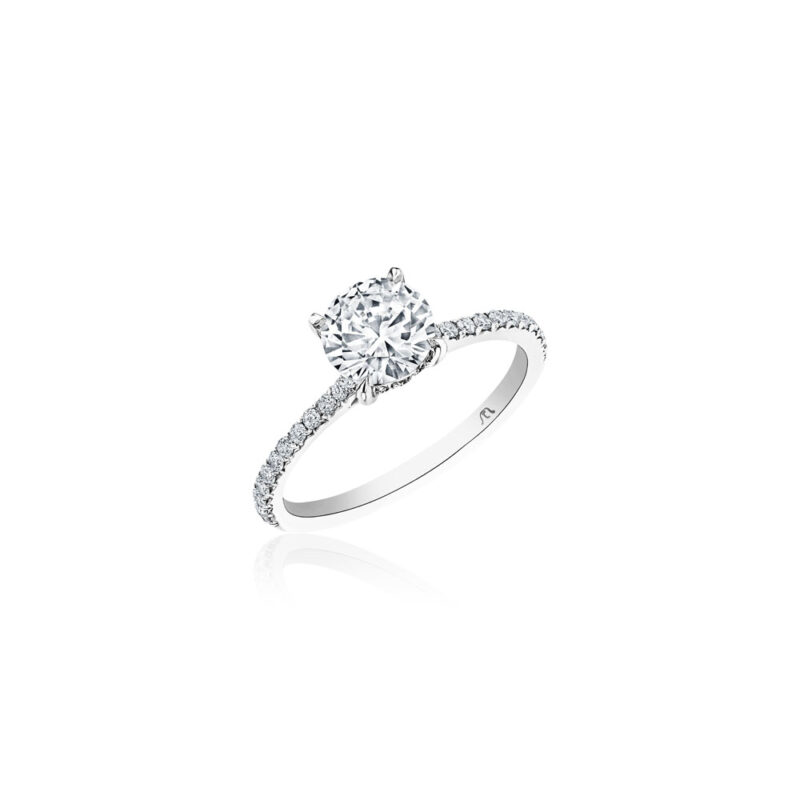 New York Dreams® Petite Hidden Halo Diamond Ring