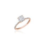 New York Dreams® Petite Hidden Halo Diamond Ring