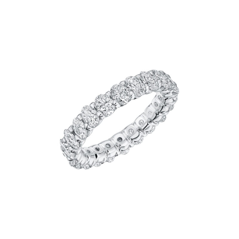 Oval Diamond Eternity Band