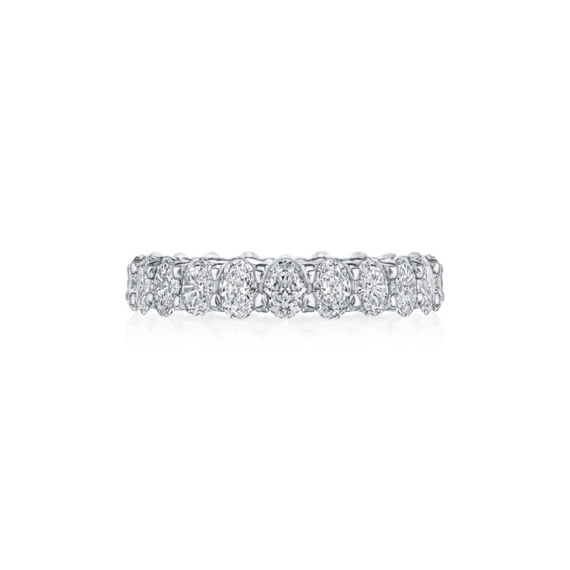 Oval Diamond Eternity Band