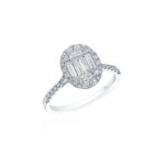 Oval Composite Diamond Ring