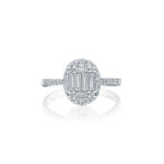 Oval Composite Diamond Ring