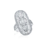Oval Composite Diamond Ring