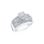 Baguette & Round Diamonds Ring