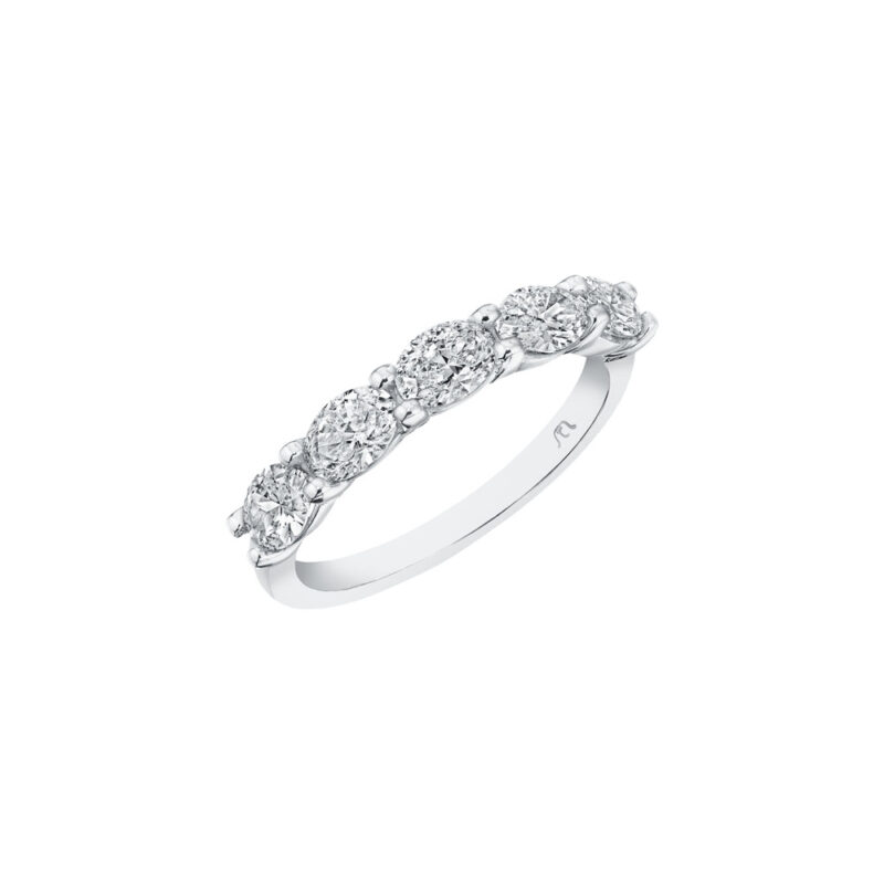 East to West Oval Diamond Band- 1.25ctw