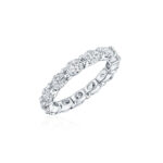 East to West Oval Diamond Eternity Band