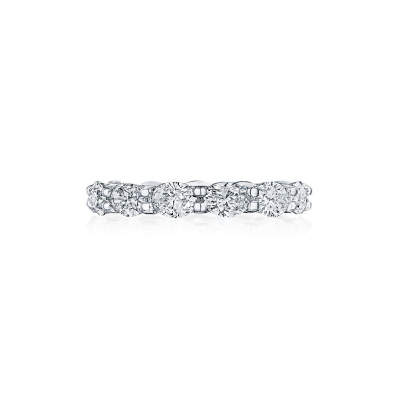 East to West Oval Diamond Eternity Band
