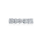 East to West Heart Shape Diamond Eternity Band