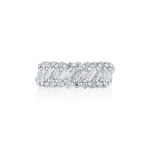 Baguette & Round Diamond band