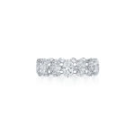 Shared Prong Oval Diamond Eternity Band